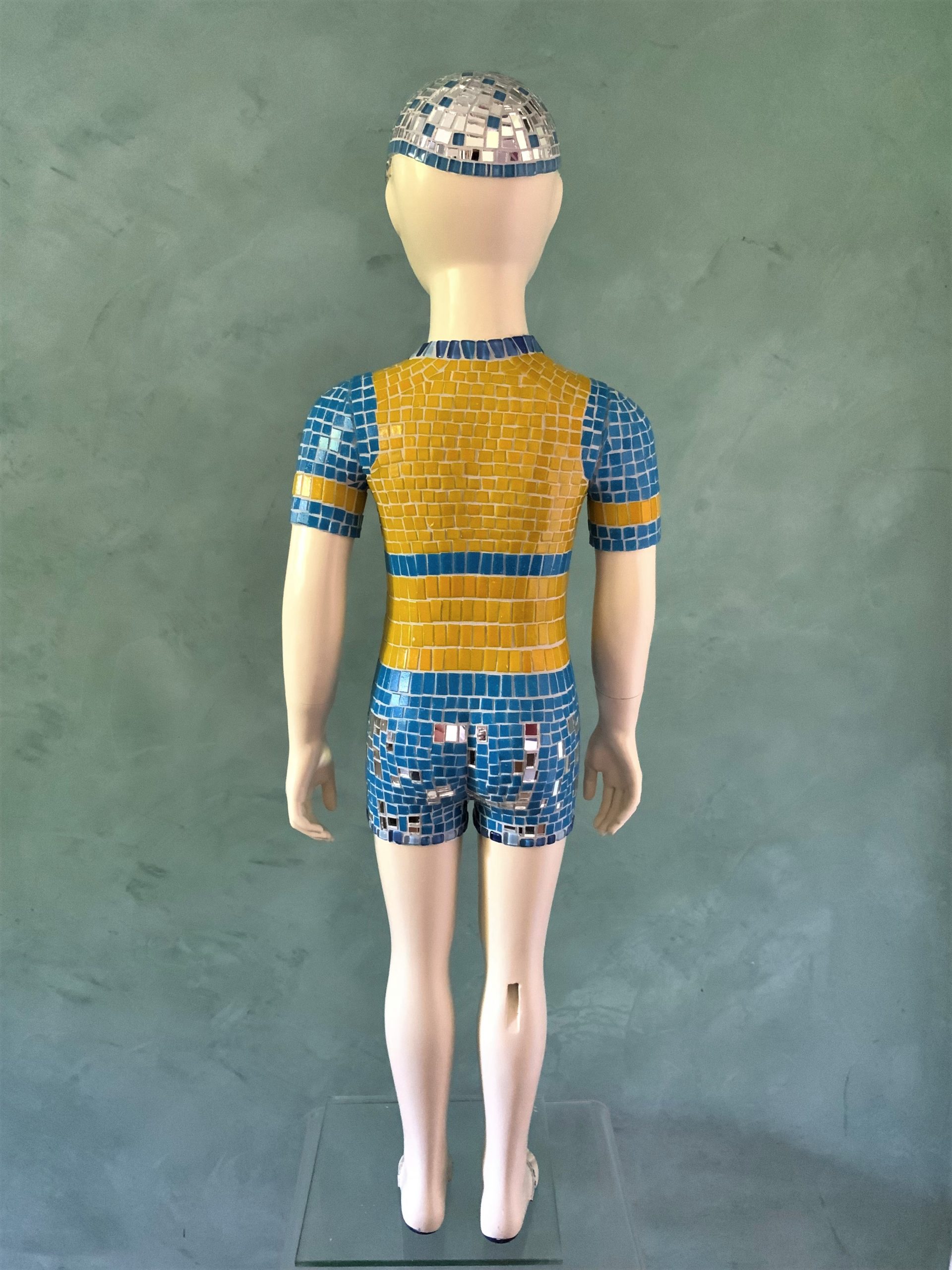 Mosaik Figur Kind back