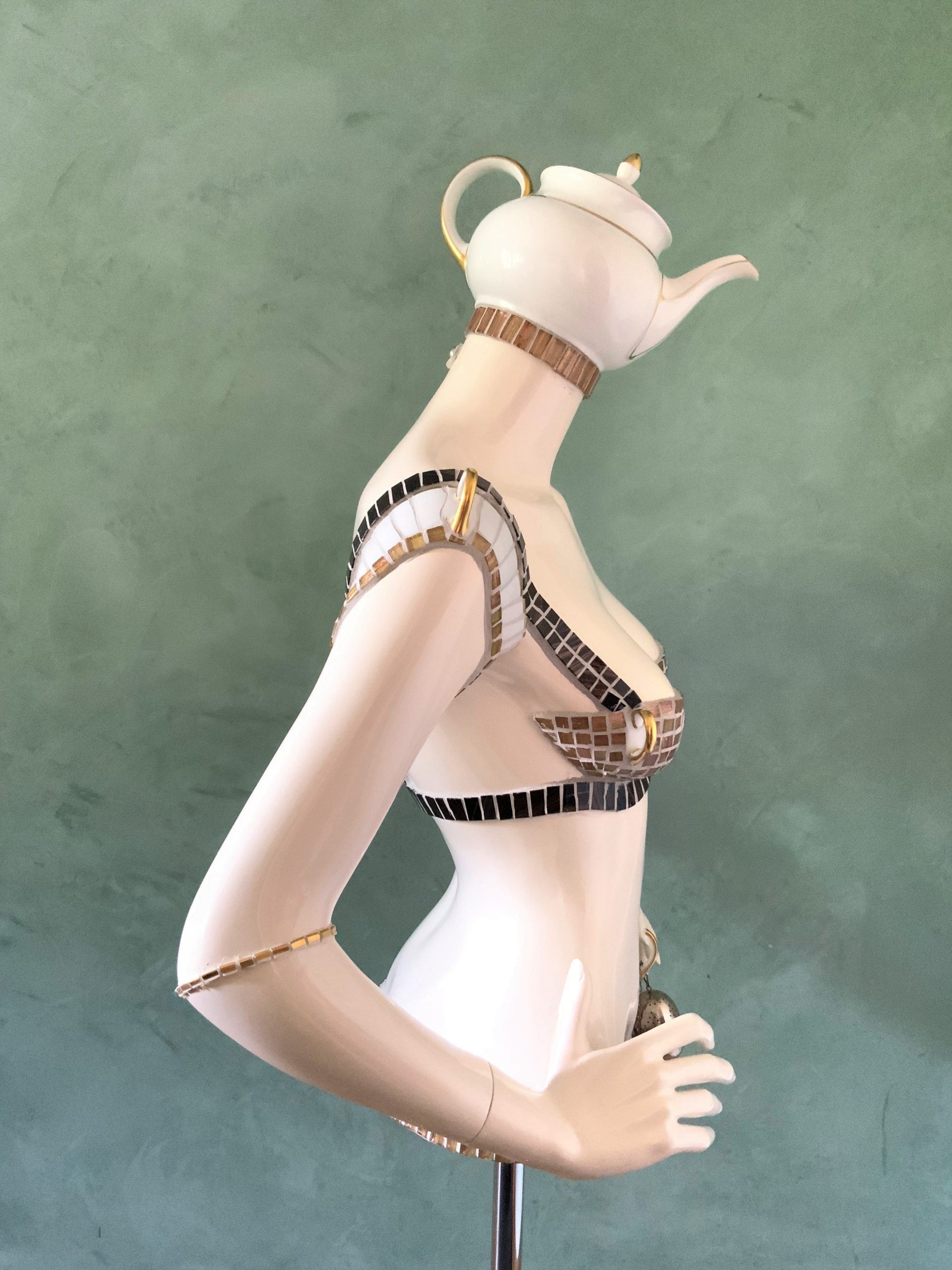 Mosaik Torso Tee Seite